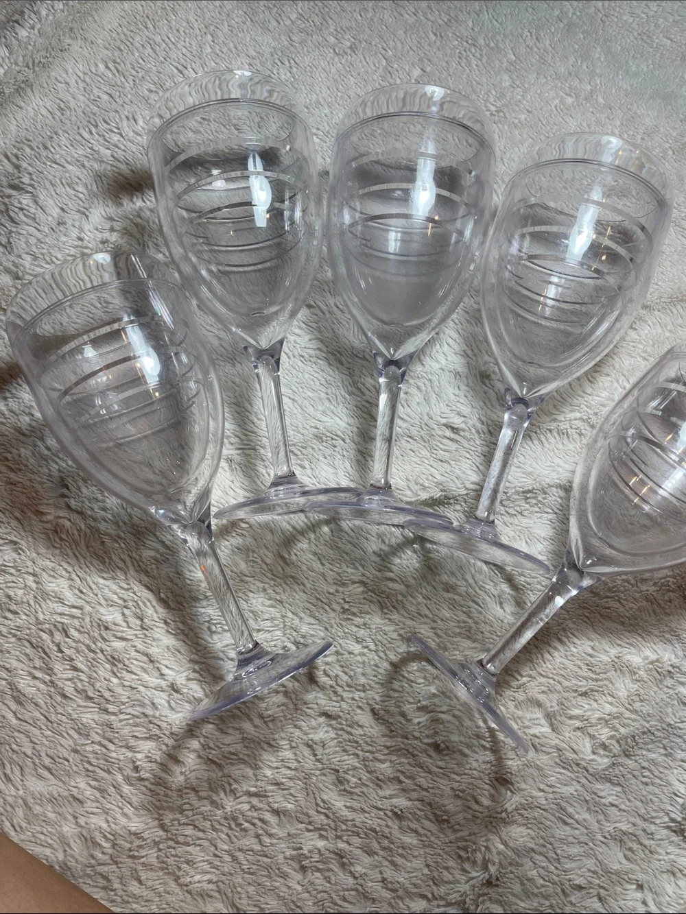 Tervis  Plastic Stemmed Wine Glasses - Pack of 5